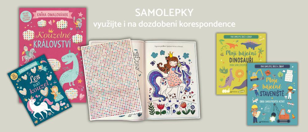 Dopis z prazdnin - samolepky